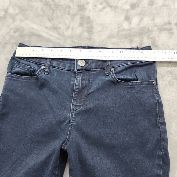 Gloria Vanderbilt Jeans Womens 6 SHORT Dark Blue Alexandra Skinny Stretch Denim - Picture 7 of 10